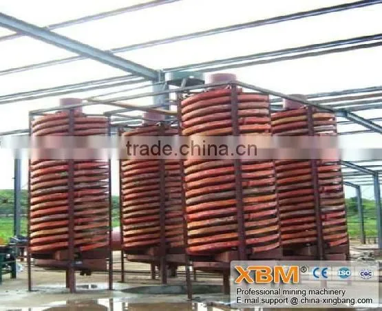 Gold Gravity Separator Machine Spiral Chute