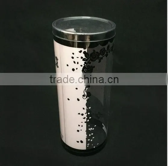 Custom Printing Pvc Tube Packing With Lid