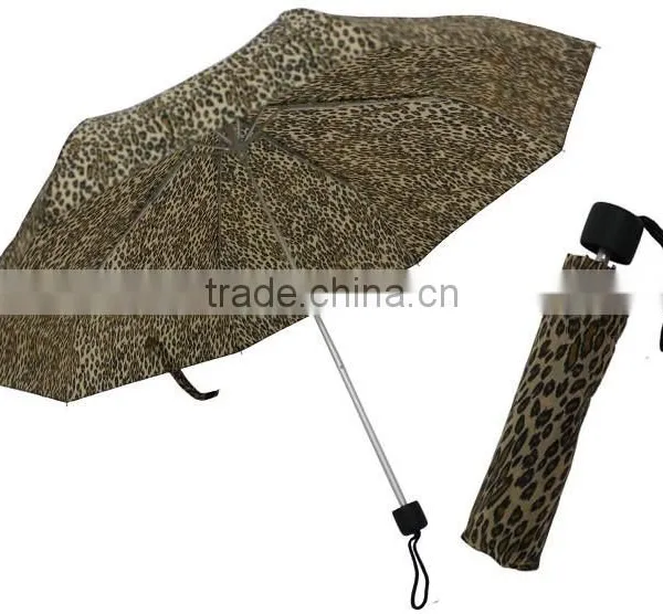 Three Fold Manual Open Umbrella Aluminium Frame Shaft