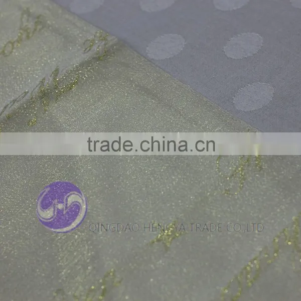 Metallic Gold Printing Polyester Jacquard Square Table Runner Quality Choice photo-4