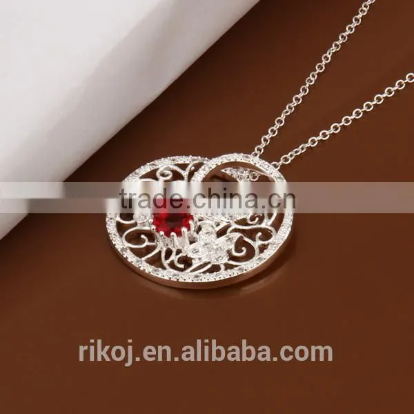 2015 Hot Sale Islamic Jewelry 925 Sterling Silver Allah Pendant Necklace