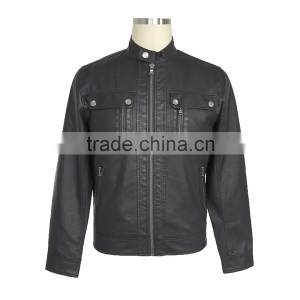 Men PU Jacket Warm Outdoor Wear Clothing New Arrivals photo-2