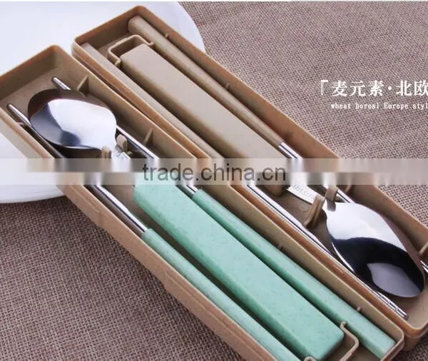 Nordic Style Portable Spoon and Chopsticks Set for Travelling photo-4