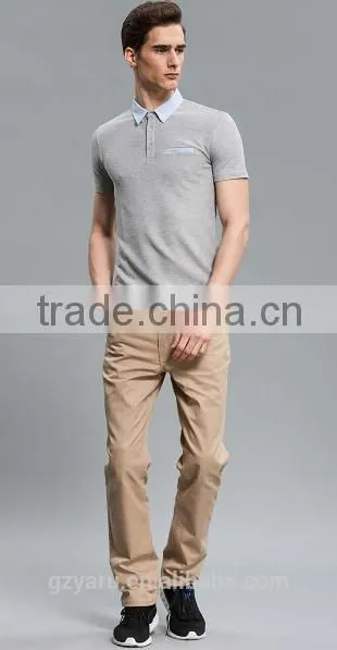 Men's Classical Casual Business Cotton POLO T Shirt photo-2
