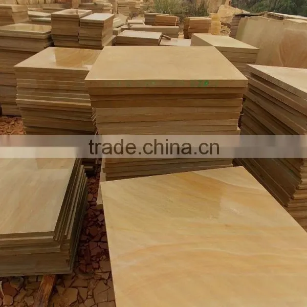 Natural Yellow Sandstone With Veins photo-4