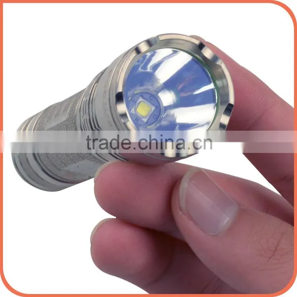 Top Quality Customized Recharge Portable XML L2 Edc Titanium Alloy LED Watt Flashlight photo-3