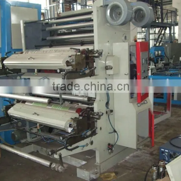 YT-2600 Two Colors Plastic film roll to roll mini offset printing machine price