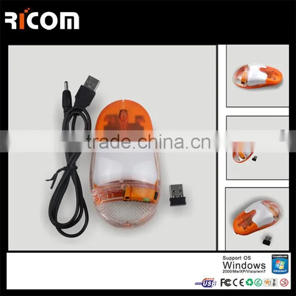 2015 Rechargeable Wireless Mouse Liquid Mouse 2.4Ghz photo-2