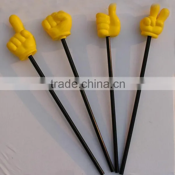 Fist Shape PU Foam Finger Stress Ball Hand Squeeze Toy