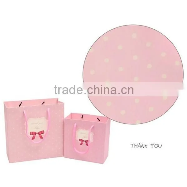 Cute Pinky Gift Bag For Girls Paper Bag photo-5