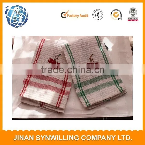 Wholesale Cheap 100% Cotton Kitchen Towels, Embroidery Tea Towel photo-3