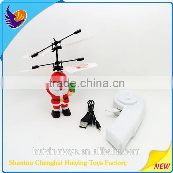 Click to Get Free Sample 2015 Best Christmas Gift Rc Helicopter Toys Flying Santa photo-3