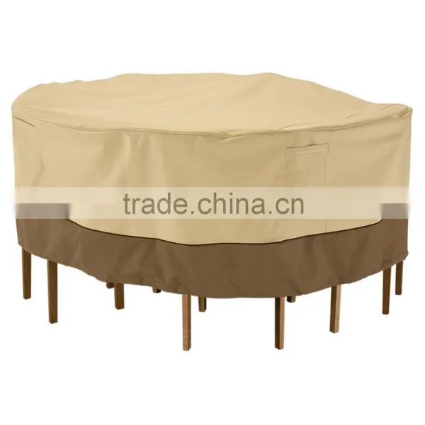 UV Anti Waterproof Round Table Covers Outdoor Furnituer Covers