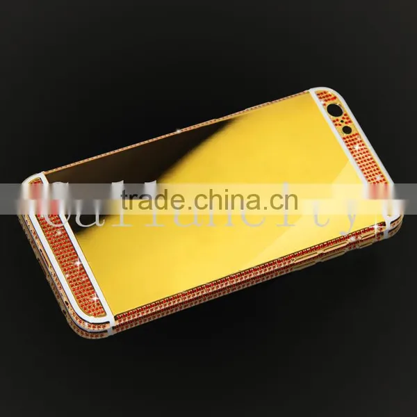 Factory Directly for Iphone 6 Plus 24kt Gold Crystal Housing Back Cover photo-3