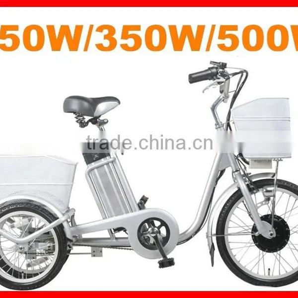 2015 CE Approved 3 Wheel Electric Bicycle With Lithium Battery photo-2