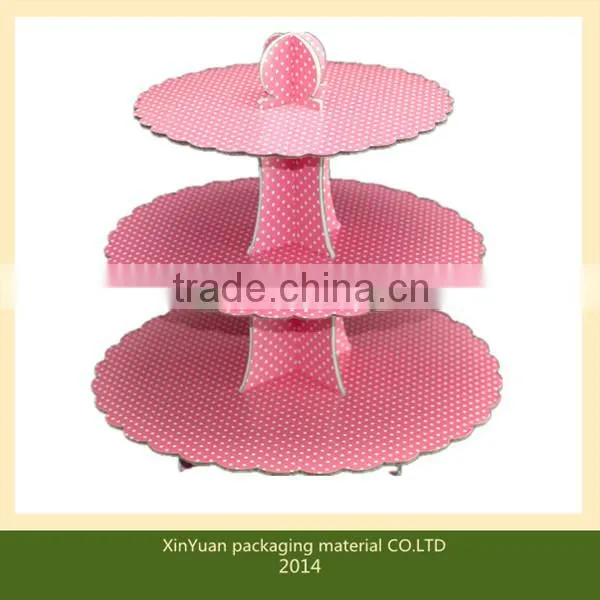 Pink and Silver Cupcake Tower,Cupcake Display Stand,Cup Cake Stand photo-6