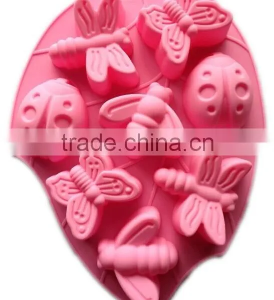 Hot Selling Insects Shape Silicone Brownie Baking Pan photo-2