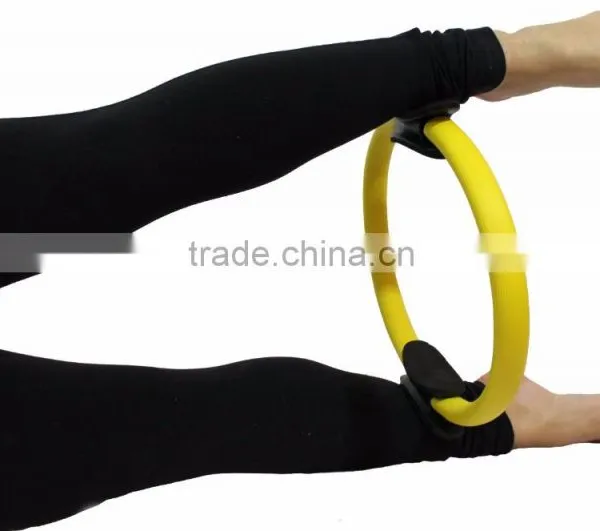 14.5"Pilates Ring Dual Grip Resistance Full Body Toning Ring Circle Strength photo-5