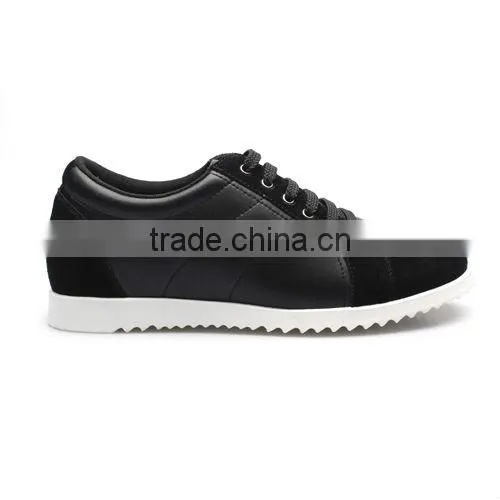 Height Increasing Black Color Sneakers Shoes photo-3