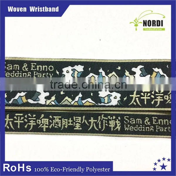 Cheap Customized 100% Polyester Wristband for Theme Festival Event &rfid Wristband photo-3