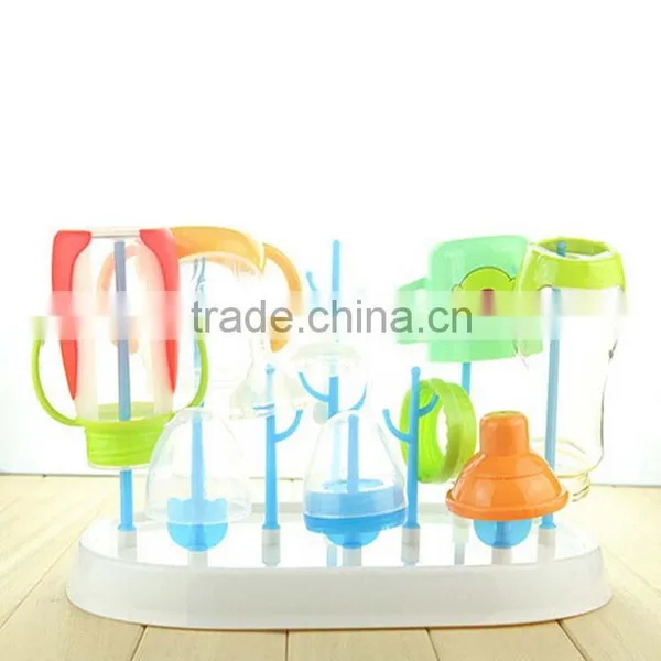 BPA Free Safety Multifunction Baby Feeding Bottle Drying Rack photo-3