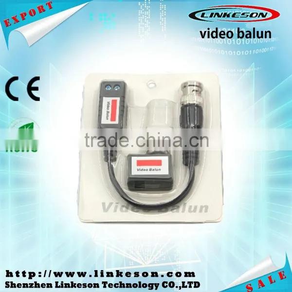 Passive Single Channel Video Balun HD CCTV Via Twisted Pairs Transmitter photo-2
