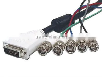 DVI-A to 5 BNC Cable for DVD Players HDTV PC