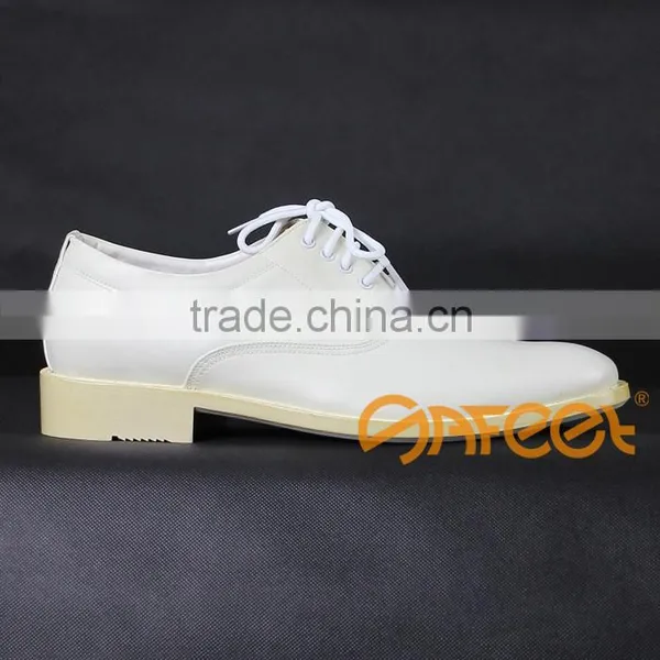 2016 Hot Selling Good Quality and Price Safety Boots White and Navy White Dress Shoes and Parade Shoes Manufacturer (SA-6101)