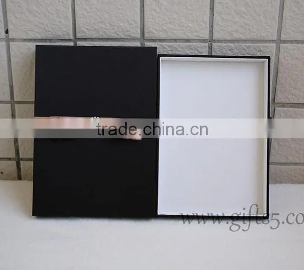 Custom Handmade Luxury Black Wedding Invitation Gift Boxes photo-3