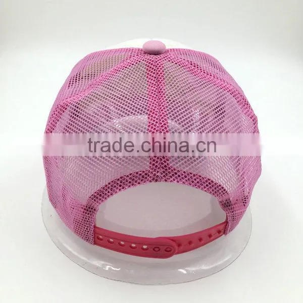 Custom Design Lovely Girl's Foam and Mesh Trucker Cap photo-4