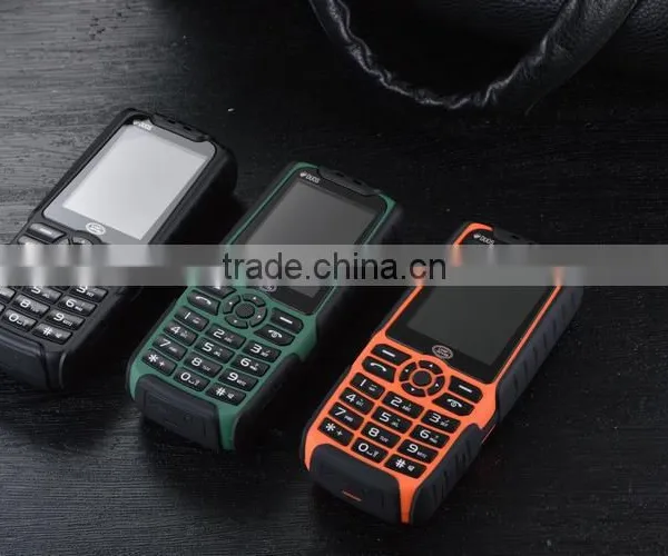 XP3500 Orange Quad Band Unlocked Phone FM / MP3 / Dual SIM / Flashlight / Power Bank photo-2