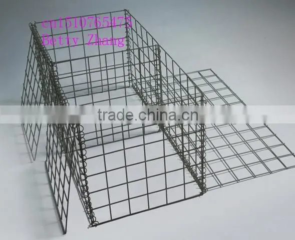 High Zinc Galvanized Gabion Boxes/PVC Coated Gabion Baskets/stone Cage (direct Factory) photo-3