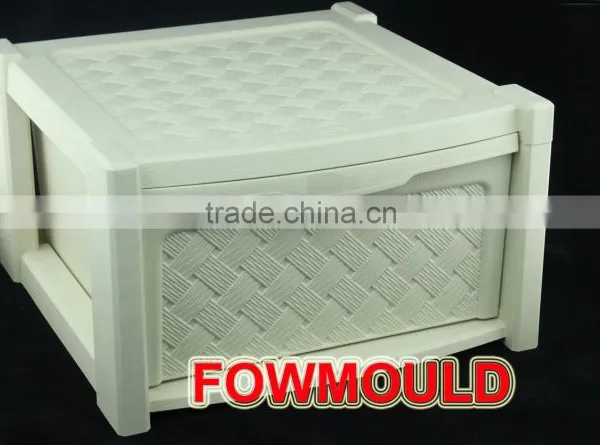 OEM Custom Injection Plastic Drawer Storage Box Mould photo-3