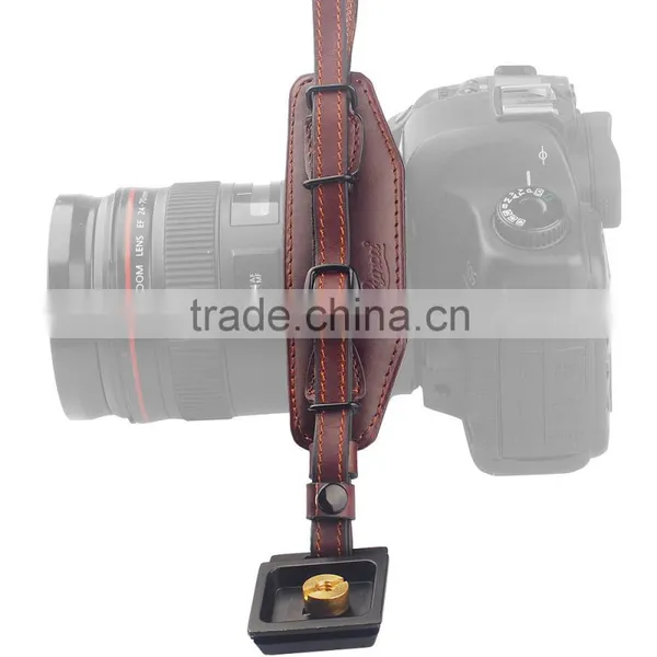 Wholesale Hand Made Leather Camera Wrist Strap photo-3
