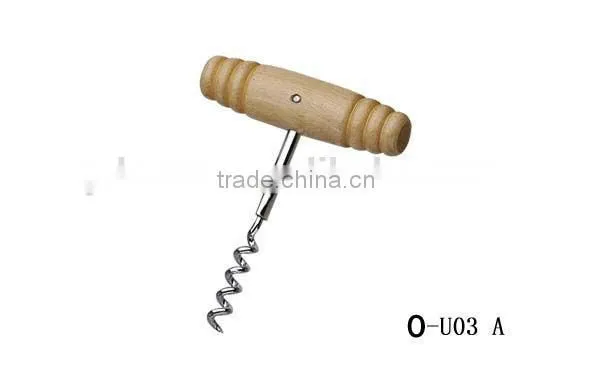 Wooden Handle Wine Bottle Opener