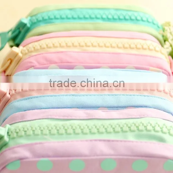 Wholesale Rectangle Clear Large Eva Pencil Case for School With Wave Point Printing photo-5