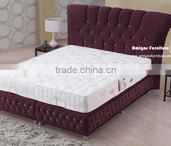Amigos Furniture Classical Velvet Bed Classical Furniture
