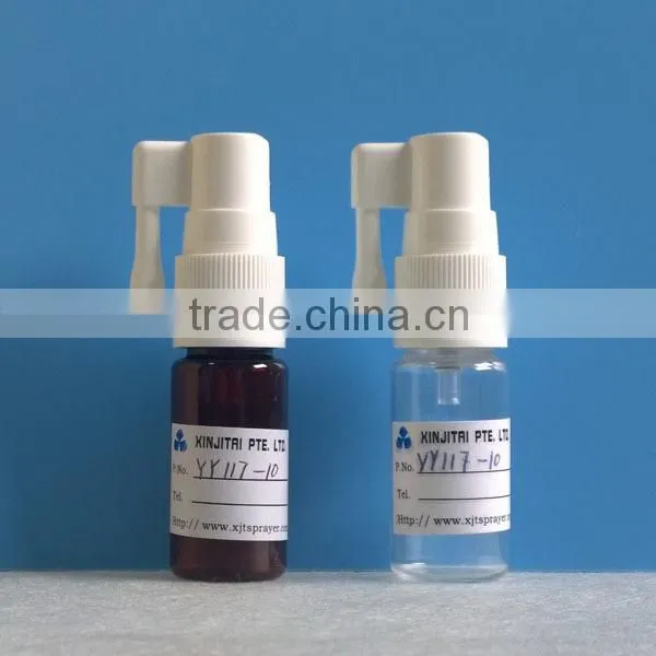 10ml PET Pharmaceutical Oral Spray Bottle With Oral Sprayer