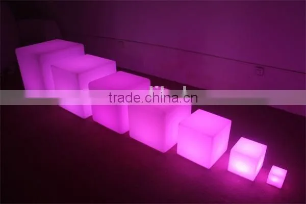 2015 New Invention Color Changing Rechargeable Led Cube,led Cube Light for Bar,cafe,garden,home Decoration photo-2