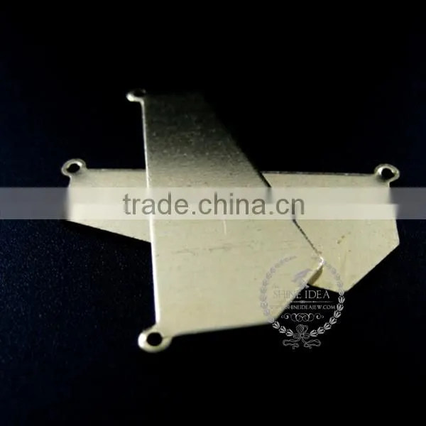 30.5*14mm Raw Brass Flat Pendant Charm DIY Pendant Charm Earrings Chandelier Jewelry Findings 1800159 photo-4