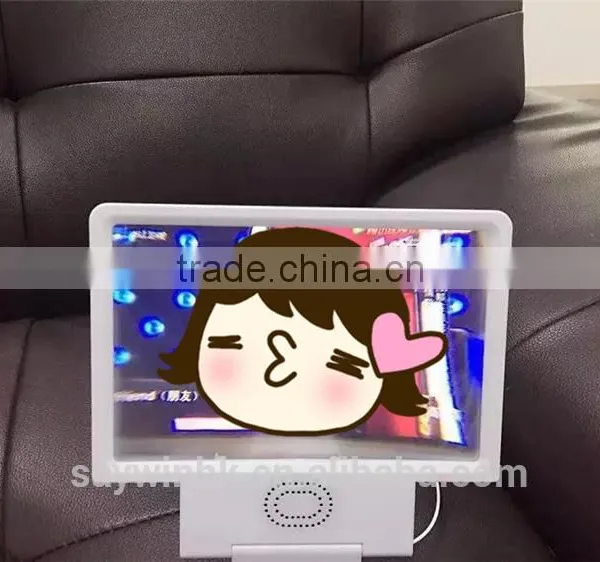 Hot Sale LCD Screen Magnifier Glass With Speaker for Mobile Phone