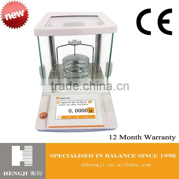 New Serise Touch Screen 320g LCD Lab Precision Density Balance 0.0001g