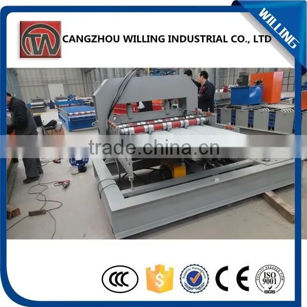 Hydraulic PLC Control Metal Roofing Sheet Curving Machine photo-5