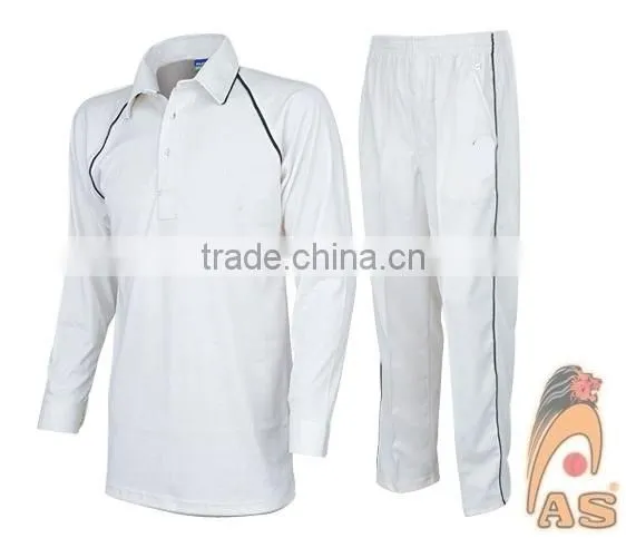 Custom Made White Cricket Uniforms