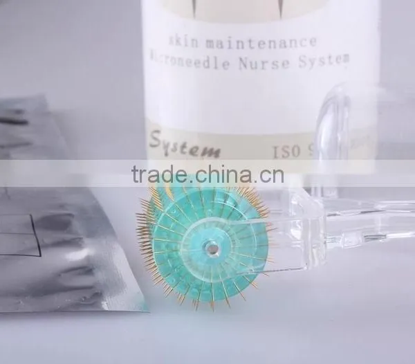 High Quality 192 Needles Seamless Microneedle Derma Roller With Crystal Handle photo-6