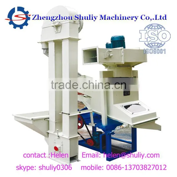 Rice Mill Paddy De-stoner With Bucket Elevator 0086-13703827012 photo-2