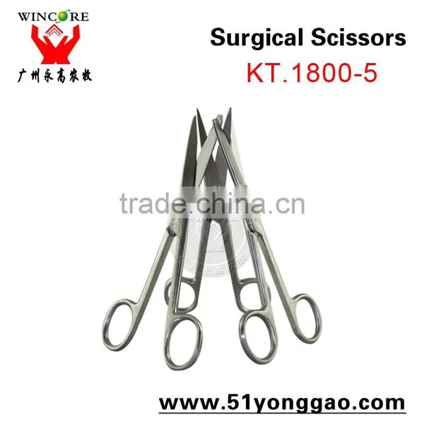 Surgical scissors medical scissors straight and curved surgical scissors names