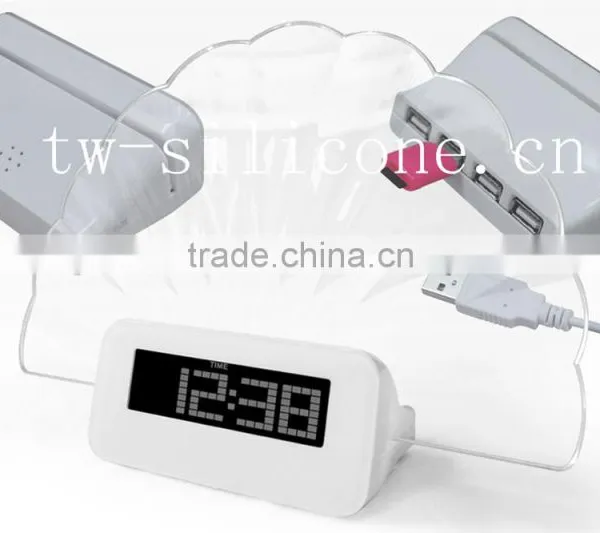 Digital World Time LED Alarm Clock With Calendar photo-2