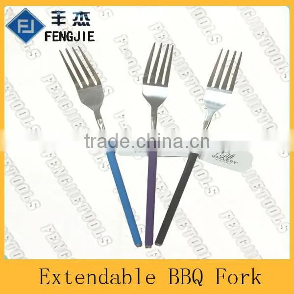 Fengjie High Quality Retractable Stainless Steel BBQ Metal Skewers photo-5