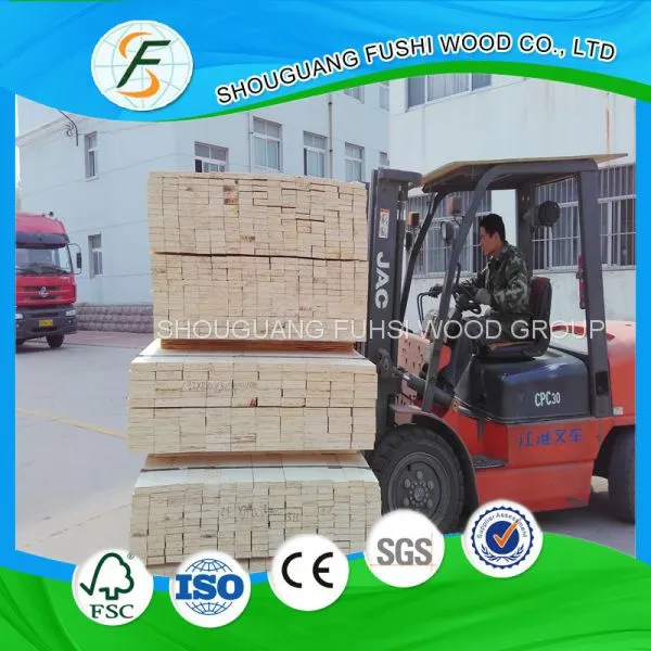 Poplar LVL Laminated Wooden Beam 2*4 Lumber Beam Prices photo-2